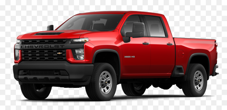2020 Chevrolet Silverado 3500hd Crew Cab Work Truck - 2020 Chevrolet Silverado 2500hd, HD Png Download - truck top view png