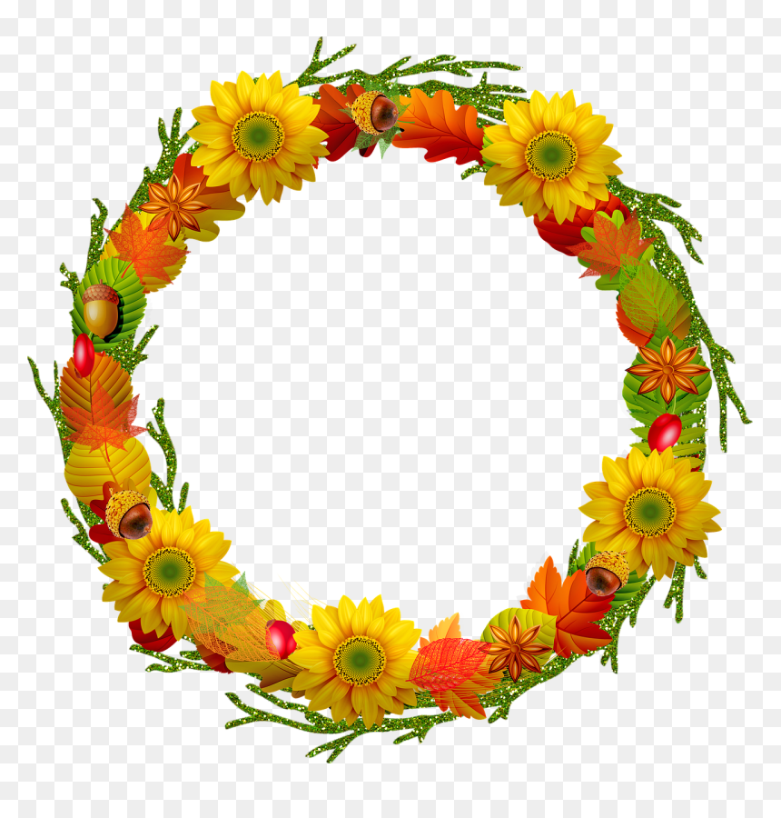 Sunflower, HD Png Download - fall flowers png