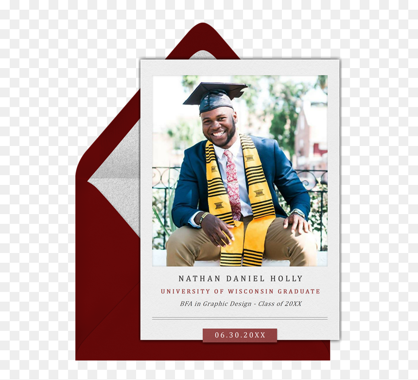 Classic High School Graduation Announcements From Greenvelope - Upng Port Moresby Png, Transparent Png - grad hat png