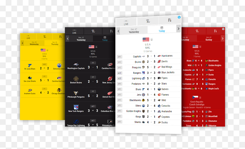 Ice Hockey Livescores Desktop And Mobile - Api Livescore, HD Png Download - ice sickle png