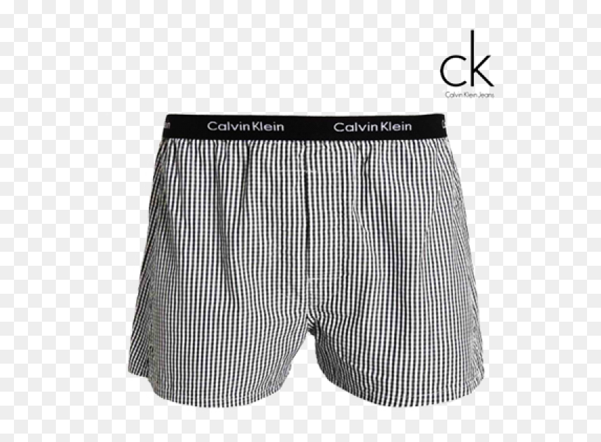~calvin Klein Black & White Checks Boxer Short Underwear - Calvin Klein Underware Png, Transparent Png - calvin klein png