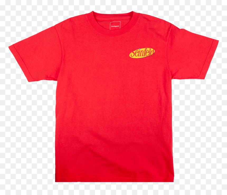 Seinfeld Elaine In Bed Red Tee - Active Shirt, HD Png Download - red t shirt png