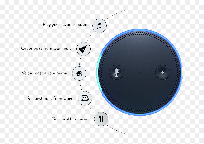 Get Amazon Echo Dot & Professional 24/7 Monitoring - Circle, HD Png Download - echo dot png