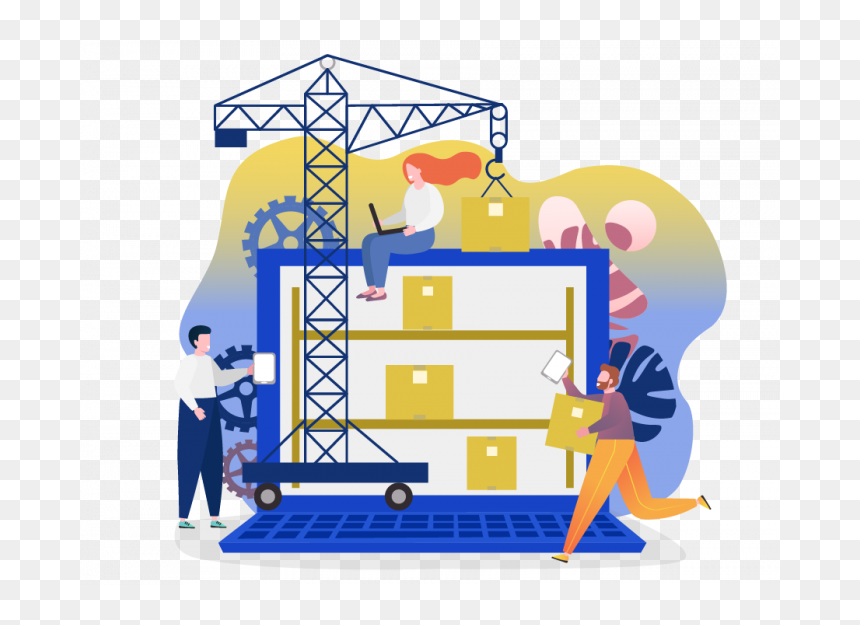 A Couple Of People Spread Around Working In Different, HD Png Download - person walking up stairs png