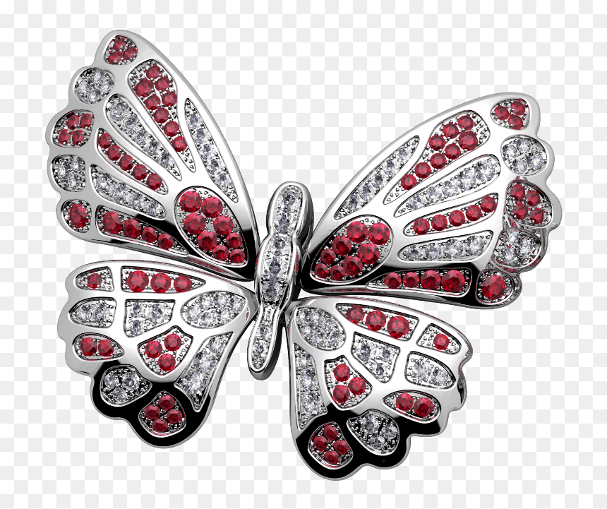 American Painted Lady, HD Png Download - red butterfly png
