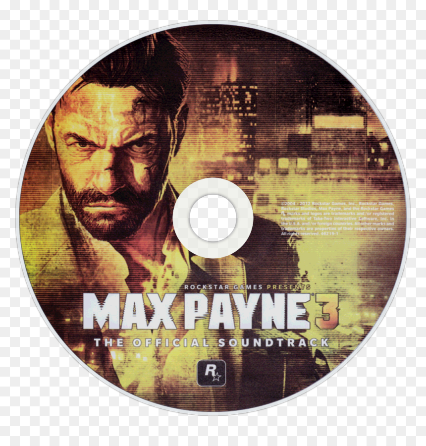 Health Max Payne - Max Payne 3 Disc, HD Png Download - max payne png