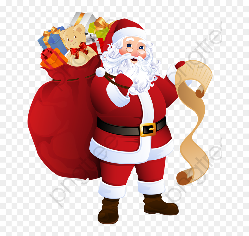 Transparent Elderly Png - Santa Claus, Png Download - elderly png