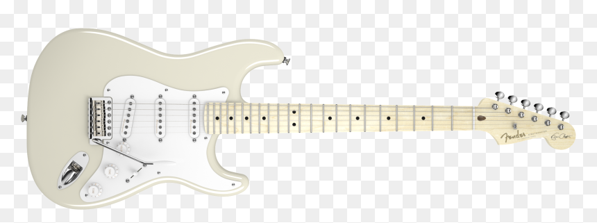 Eric Clapton Stratocaster Electric Guitar - Fender Eric Clapton Stratocaster White, HD Png Download - fender stratocaster png