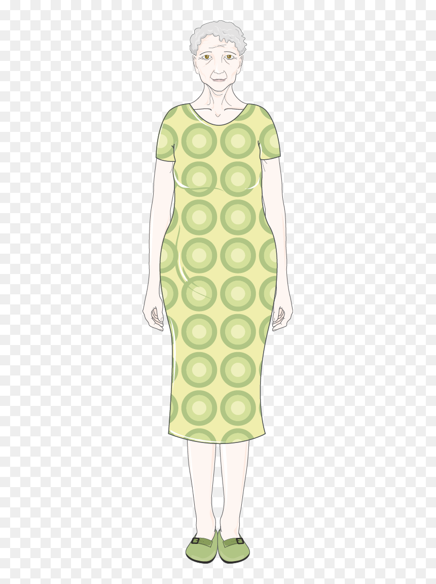 Polka Dot, HD Png Download - elderly png