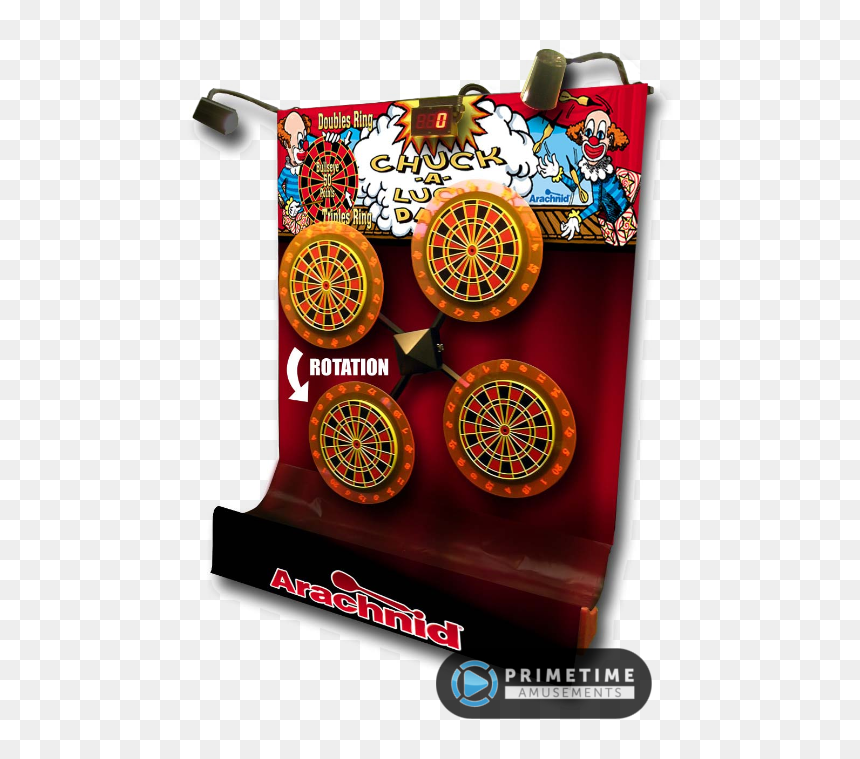 Chuck A Luck Dartboard By Arachnid - Chuck A Luck Darts, HD Png Download - dart board png