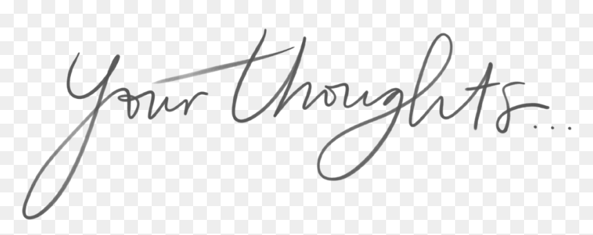 Transparent Thoughts Png - Treasure Of The Us Signature, Png Download - thoughts png