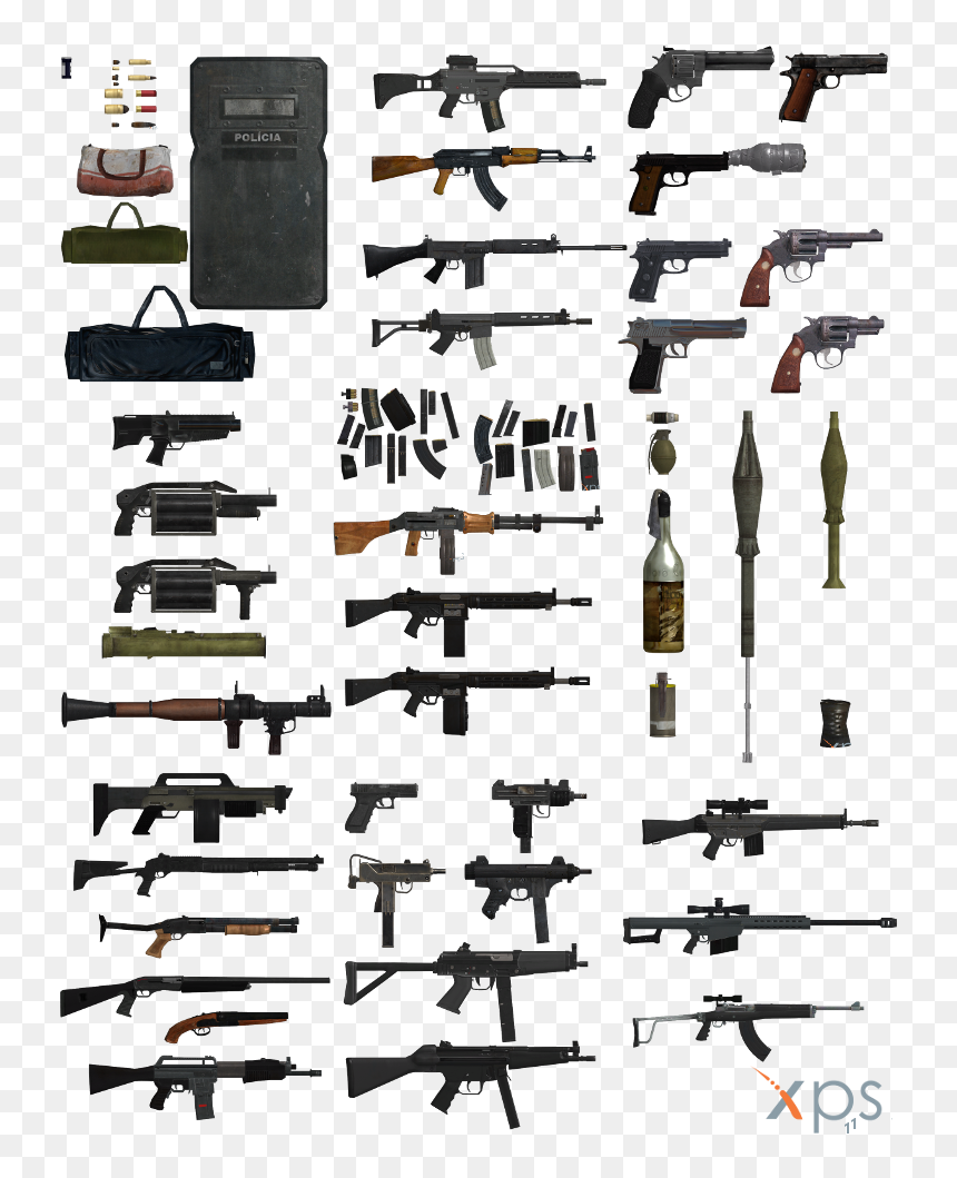 Max Payne 3 Pistols , Png Download - Max Payne 3 Pistol, Transparent Png - max payne png