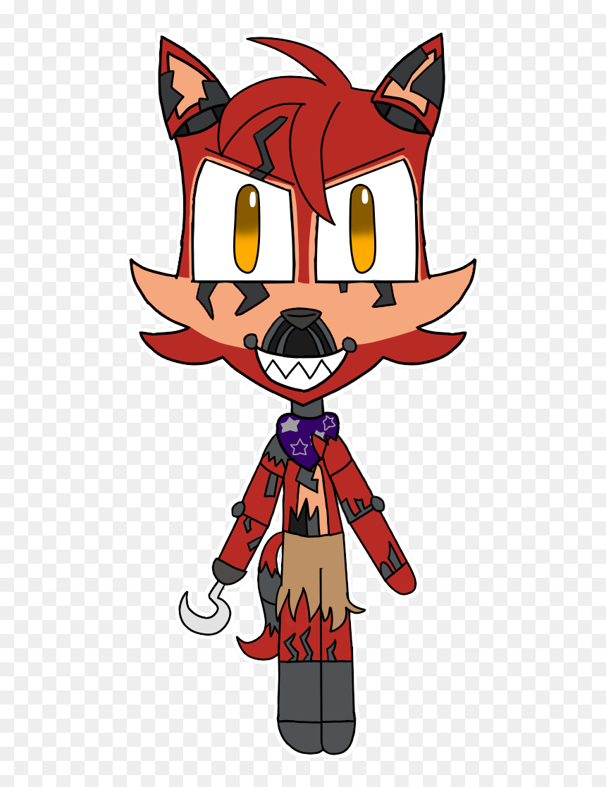 Chibi Nightmare Foxy - Chuck's Choice Chuck, HD Png Download - nightmare foxy png