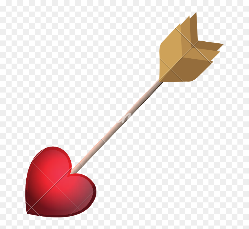 Cupid Arrow Flyer Template Isolated Cupid Arrow Icons - Transparent Cupid Arrow Clipart, HD Png Download - cupid arrow png