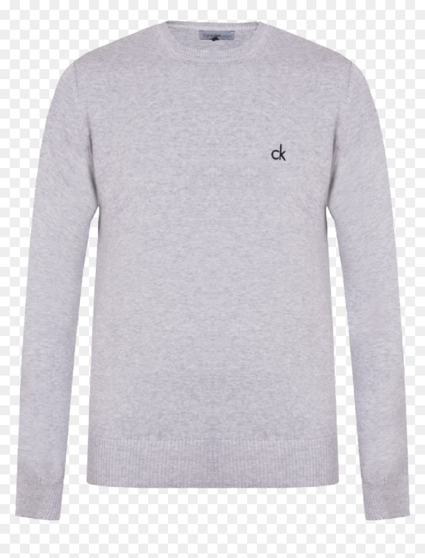Calvin Klein Jumper C-neck Grey - Calvin Klein Swetry Męskie, HD Png Download - calvin klein png