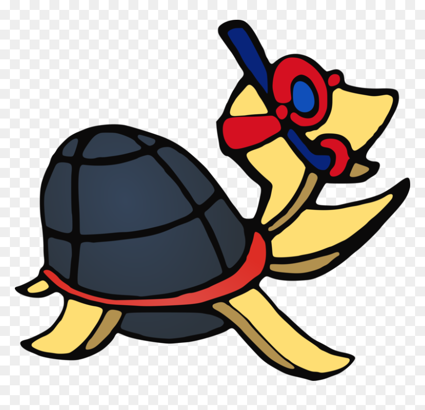 Turtle,tortoise,artwork - Running Turtle Clipart Transparent, HD Png Download - turtle cartoon png