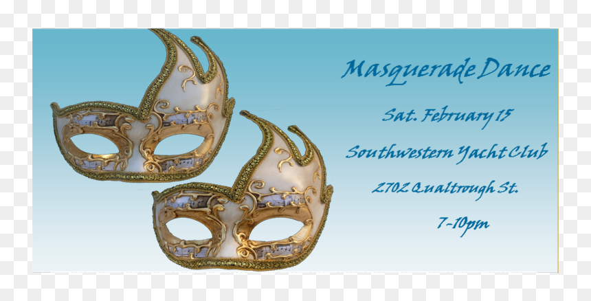 Mask Italian Transparent, HD Png Download - gold masquerade mask png