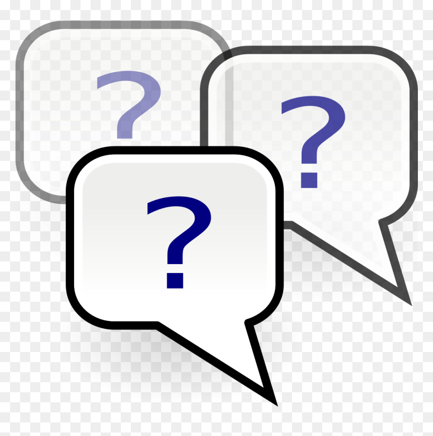 Gnome Help Faq Dark - Icon, HD Png Download - question and answer png