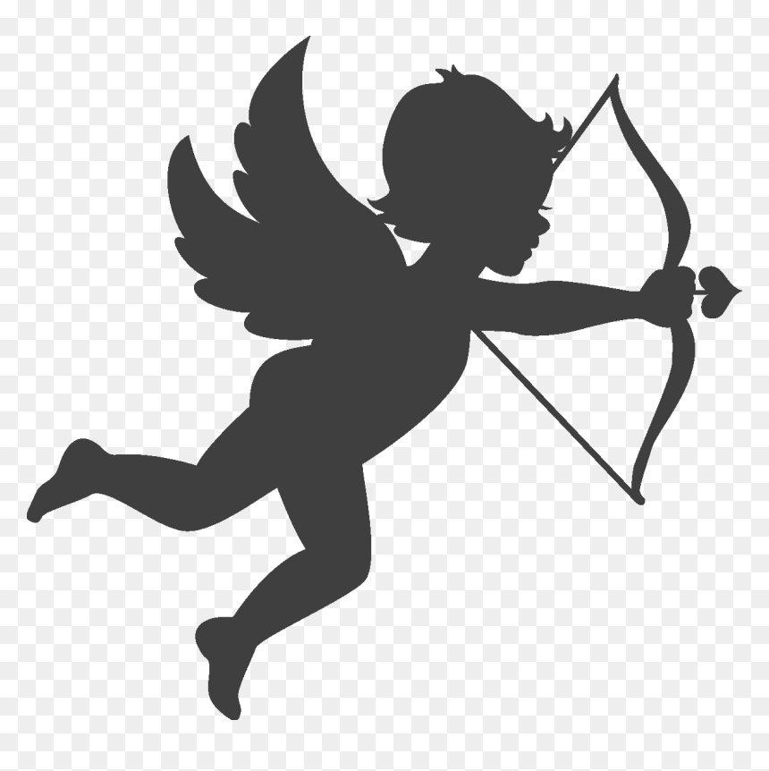 Cupid And Psyche Clipart, HD Png Download - cupid arrow png