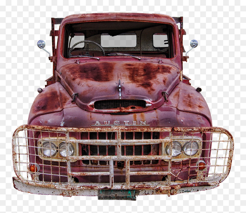 Caminhao Velho Png, Transparent Png - old truck png