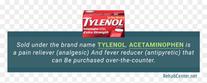 Net Acetaminophen Overdose From Opioid Abuse A Pain - Carmine, HD Png Download - tylenol png