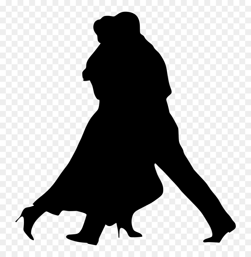 Dancing Couple - Couples Silhouette Ballroom Dancing, HD Png Download - dancing couple png