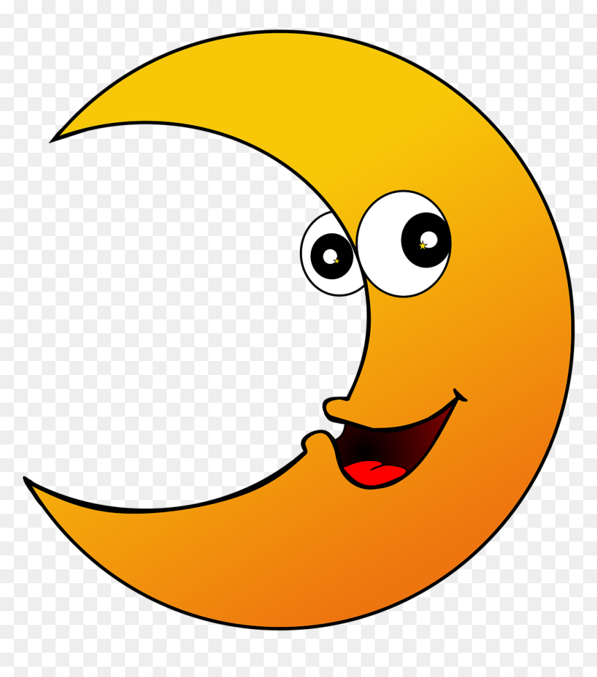 Moon Animasi, HD Png Download - moon crescent png