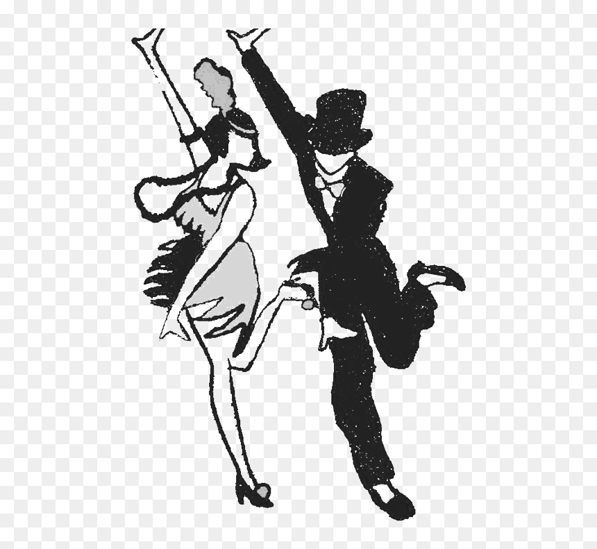 Image Dancin Bw P, HD Png Download - dancing couple png