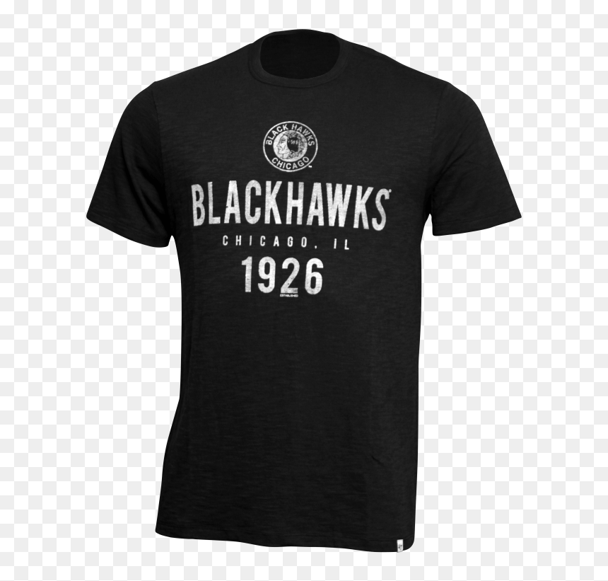 Chicago Blackhawks Infiltrator "47 Scrum Tee - T Shirt Latest Slogan, HD Png Download - blackhawks png