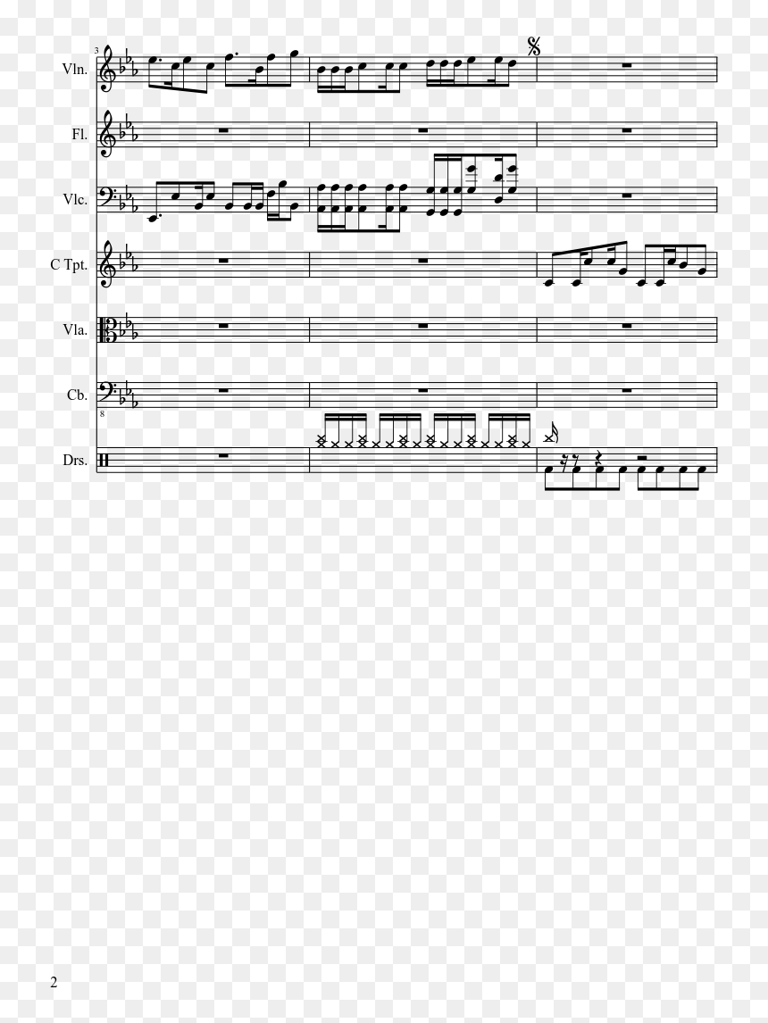 Rainbow Tylenol Sheet Music 2 Of 20 Pages - Sheet Music, HD Png Download - tylenol png