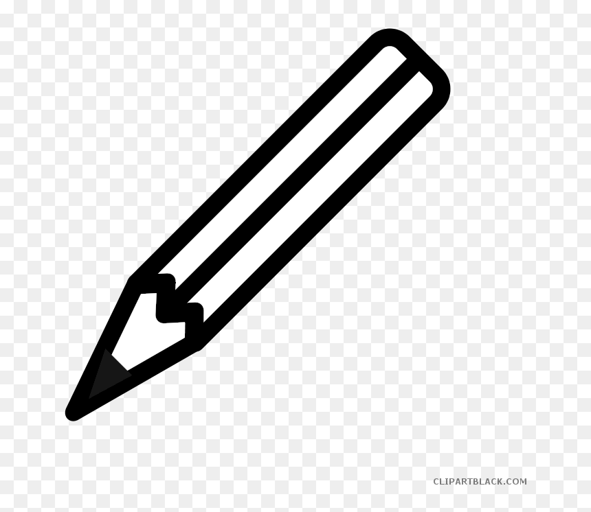 Clipartblack Com Tools Free - Pencil Png Black And White, Transparent Png - crayola logo png