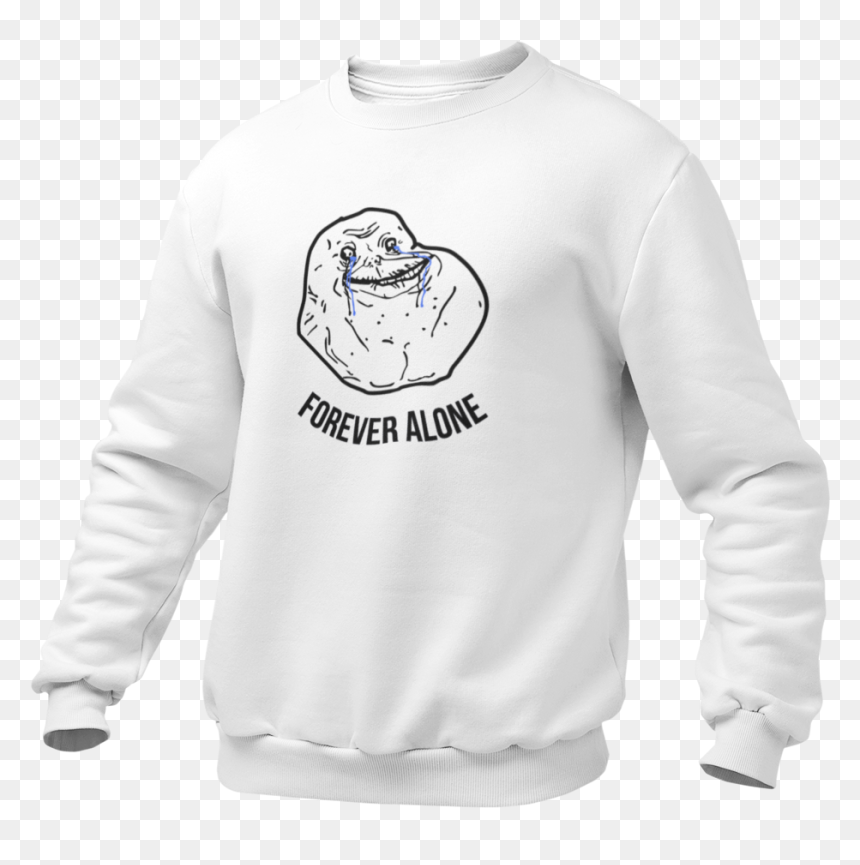 Sweater, HD Png Download - forever alone meme png