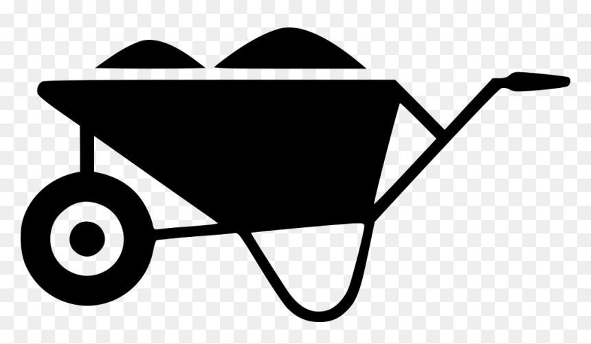 Wheelbarrow - Wheelbarrow Icon Png, Transparent Png - wheelbarrow png