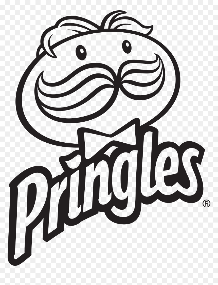 Pringles Logo Png , Png Download - Pringles Black And White, Transparent Png - pringles logo png