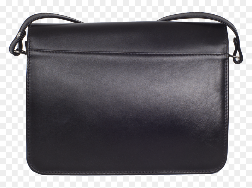 Handbag Leather Bag Leather Black - Briefcase, HD Png Download - garbage bag png