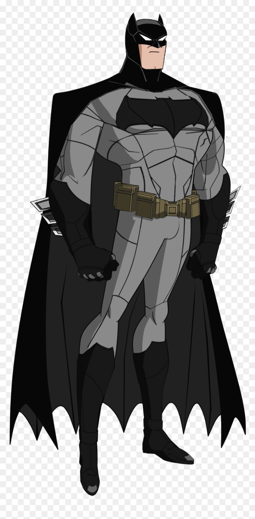 Justice League Batman Cartoon , Png Download - Justice League Cartoon Batman, Transparent Png - batman cartoon png