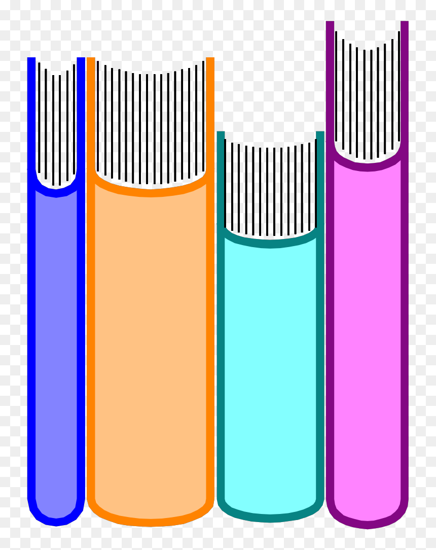 Two Books Svg Clip Arts - Shelf Of Books Clip Art, HD Png Download - book png clipart