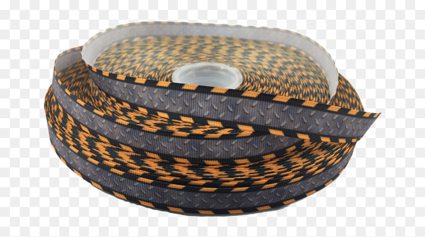 Ribbons [tag] Construction Grosgrain Ribbons 5/8″ Diamond - Basket, HD Png Download - diamond plate png