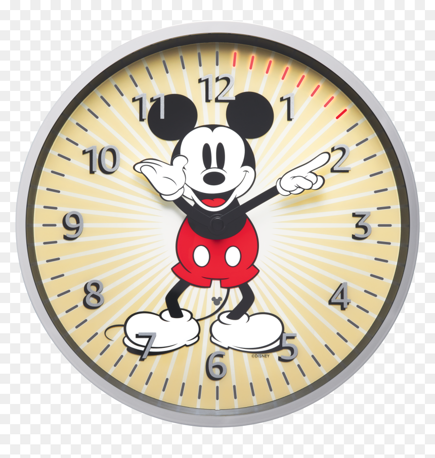 Echo Clock Wall Mickey, HD Png Download - amazon echo dot png