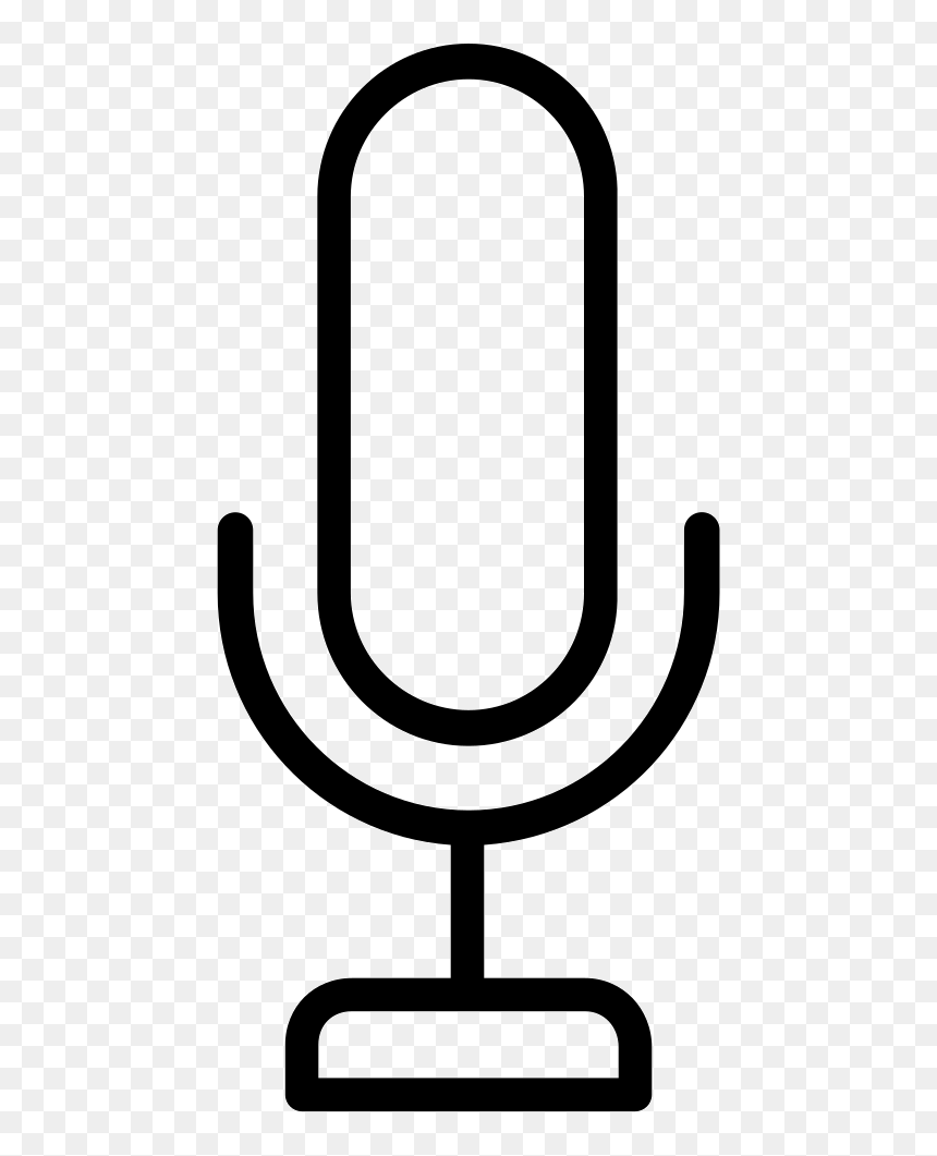 Transparent Mic Vector Png, Png Download - mic vector png