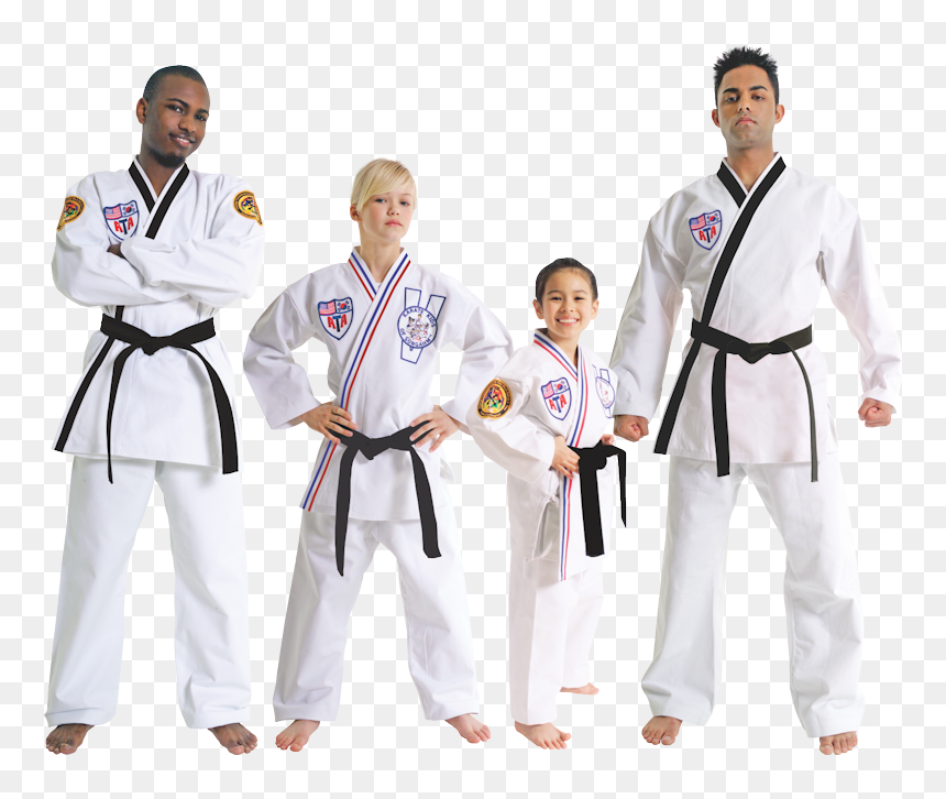 Vector People Ata Uniform Small 1 2 Large - Taekwondo Ata Uniform, HD Png Download - vector people png