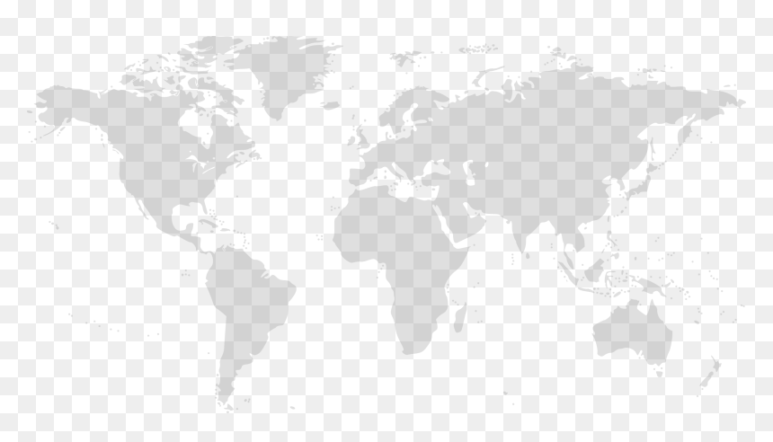 Thumb Image - Vector Transparent Background Vector World Map Simple, HD Png Download - word map png