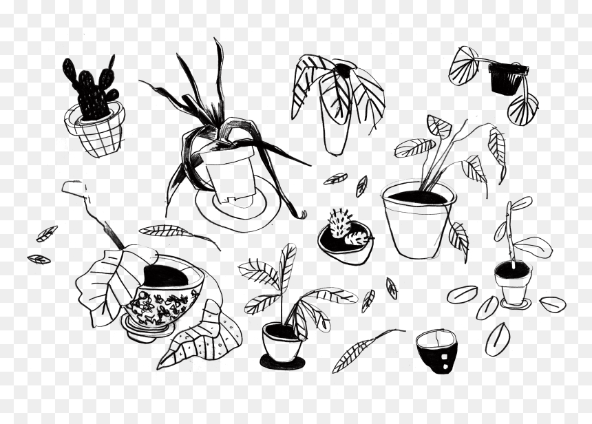 Wolves - Cartoon, HD Png Download - dead flowers png