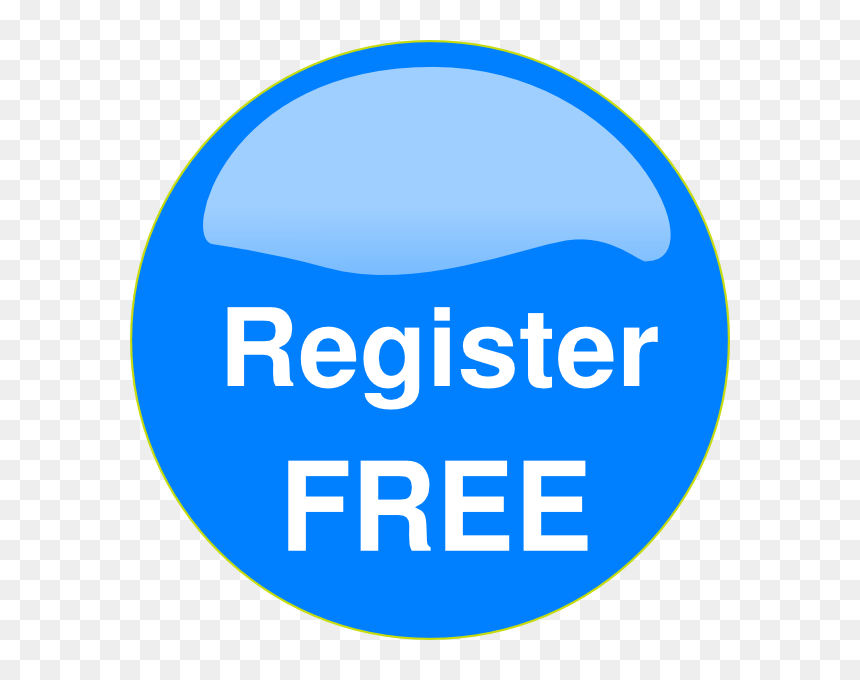 Circle, HD Png Download - register button png