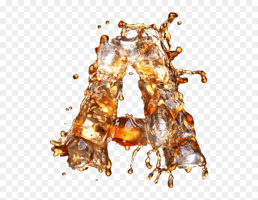Cola Ice Font - Ice Cola Splash Png, Transparent Png - cola splash png