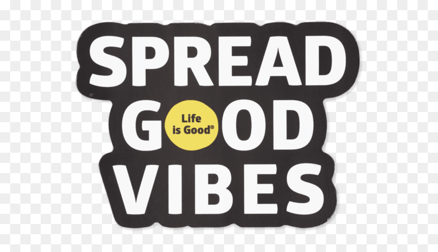 Spread Good Vibes Magnet - Spread The Good Vibes Text, HD Png Download - good vibes png