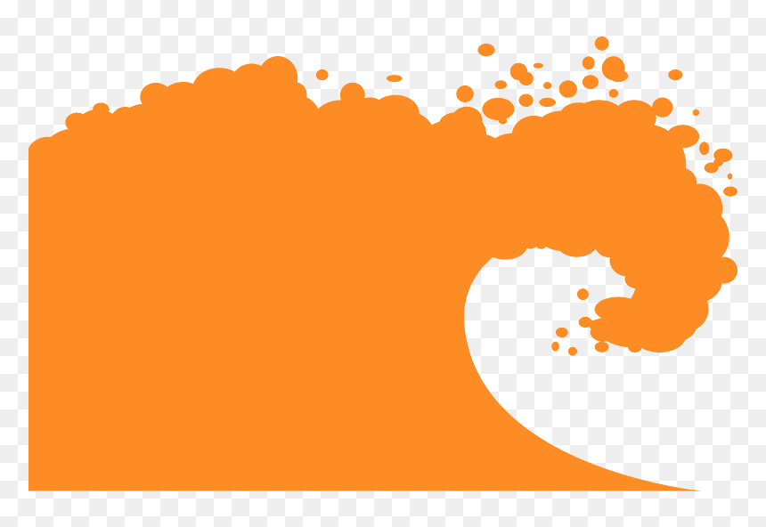 Wave Silhouette, HD Png Download - wave silhouette png