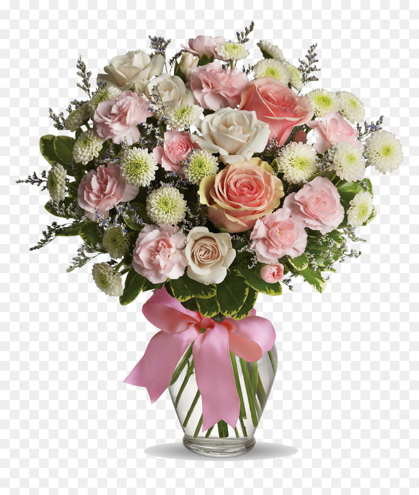 Flower Arrangement Png - Cotton Candy Bouquet, Transparent Png - flower arrangement png