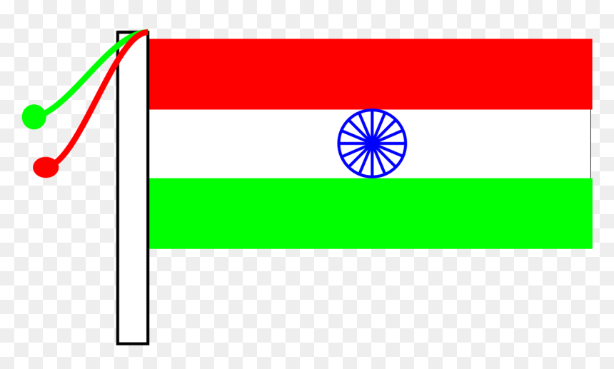 Flag, HD Png Download - indian tricolor png