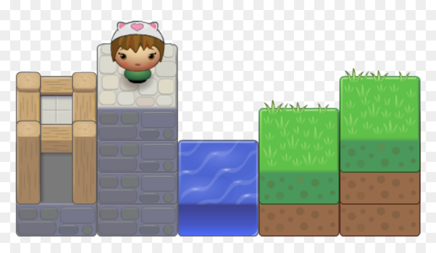 Image - Cartoon, HD Png Download - grass block png